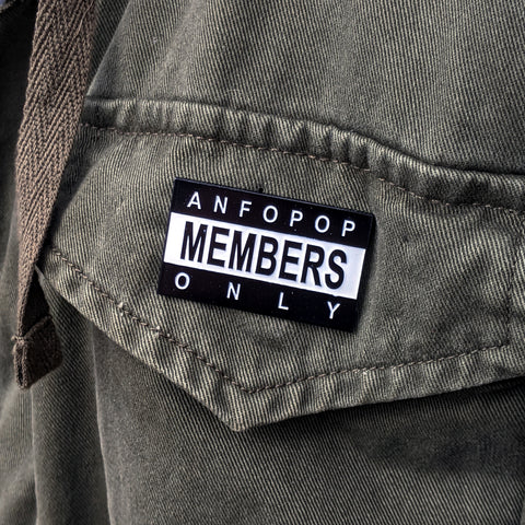 Anfopop Members Only Pin Street
