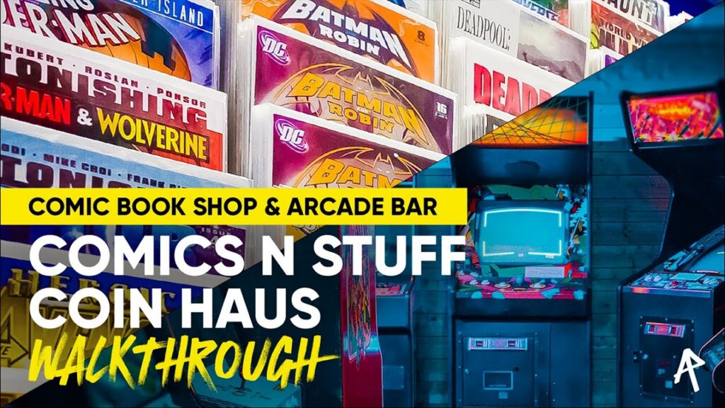 Comic Book Shop & Arcade Walk Through!